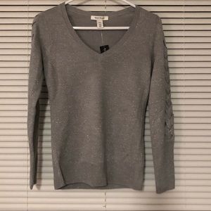White House | Black Market Gray Sweater